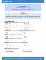 Đề thi giữa kì 1 Toán 8 - Đề số 5 - Kết nối tri thức